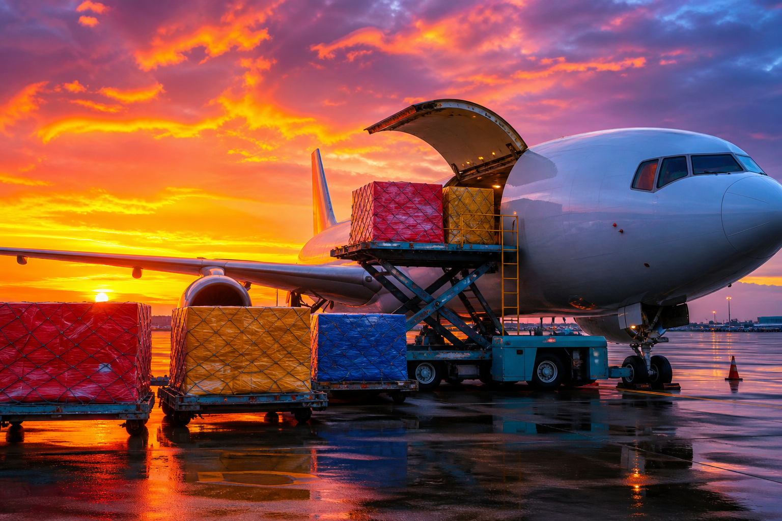 Air freight for urgent cargo